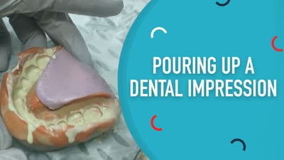 Pouring up a Dental Impression